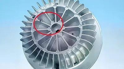 Porosité de retrait